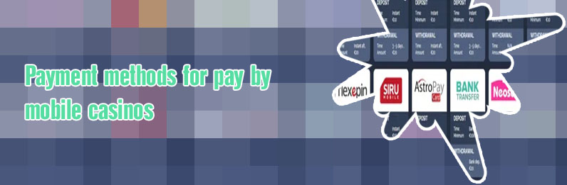 Casino sites that accept mobile payment