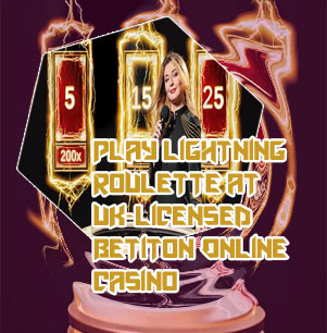 Online casino lightning roulette
